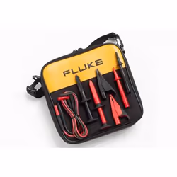 Fluke TLK-220 SureGrip Industrial Test Lead Kit, Fil de test, sonde et ensemble de clips, Connecteurs banane, Fluke 175, 177, ...