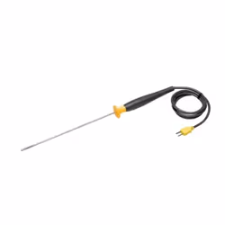 Fluke SureGrip, Sonde de test, Noir, Argent, Jaune, Acier inoxydable, PVC, 1 m, 60 V