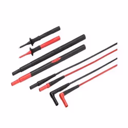 Fluke SureGrip, Fil de test, Noir, Rouge, CAT III, CAT IV, 1000 V, 10 A