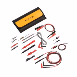 Fluke TLK287, Fil de test, sonde et ensemble de clips, Noir, Gris, Orange, Rouge