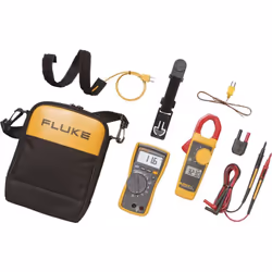 enquête Multimètre HVAC Fluke 116 avec température et microampères Thermomètre intégré pour les applications de chauffage, ve ...