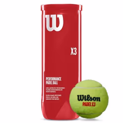 Tube De Balles Wilson Padel X3