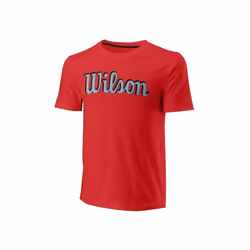 T-shirt slim en coton Wilson Script