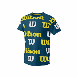 T-shirt enfant Wilson All Over Logo Tech