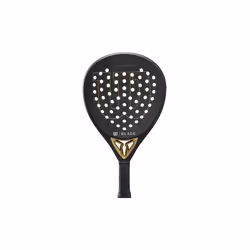 Raquette de Padel - WILSON - BLADE PRO V2 - Noir / Or - 365 g - Technologie CARBON FIBERFACE