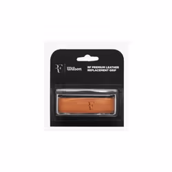 Grip de tennis - WILSON - RF LEATHER REPL - Marron - 2024