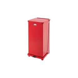Rubbermaid FGST24EPLRD poubelle 49 L Rectangulaire Métal Rouge