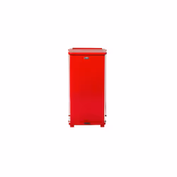 Rubbermaid FGST24EPLRD poubelle 49 L Rectangulaire Métal Rouge