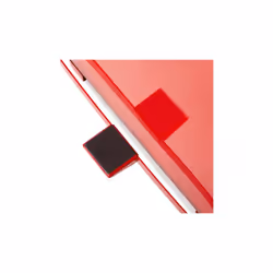 Rubbermaid FGST24EPLRD poubelle 49 L Rectangulaire Métal Rouge