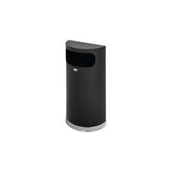 Rubbermaid FGSO820PLBK poubelle 34 L Autres Métal Noir, Chrome