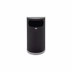 Rubbermaid FGSO820PLBK poubelle 34 L Autres Métal Noir, Chrome