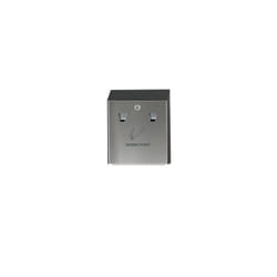 Rubbermaid FGR1012EBK receptacle à cigarrettes Gris