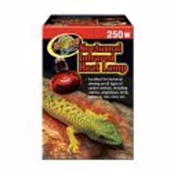 Lampe chauffante pour terrarium infrarouge Zoomed RS250
