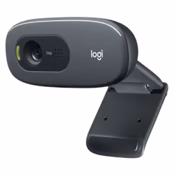 Logitech C270, 3 MP, 1280 x 720 pixels, 720p, 55°, USB 2.0, Noir