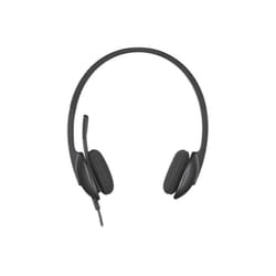 Logitech H340 USB Computer Headset Casque Avec fil Arceau Bureau/Centre d'appels Noir