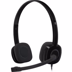 Logitech H150 Stereo Headset, Avec fil, Bureau/Centre d'appels, 20 - 20000 Hz, 80 g, Casque, Noir