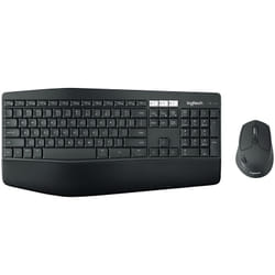 Logitech MK850 Performance Wireless Keyboard and Mouse Combo clavier Souris incluse RF sans fil + Bluetooth QWERTY Anglais Noir