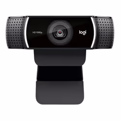 Logitech C922 PRO HD STREAM WEBCAM, 3 MP, 1920 x 1080 pixels, Full HD, 60 ips, 1280x720@60fps, 1920x1080@30fps, 720p, 1080p