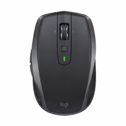 Logitech MX Anywhere 2S, Droitier, RF sans fil + Bluetooth, 4000 DPI, Noir, Gris