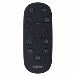 Logitech PTZ Pro 2, Webcam, RF sans fil, Appuyez sur les boutons, Noir