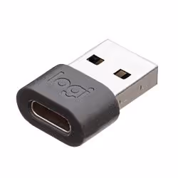 Logitech 989-000982, USB C, USB A, Graphite