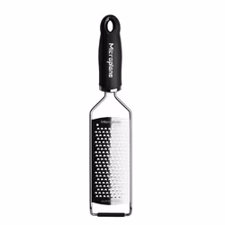 Microplane 45000, Râpe plane, Noir, Acier inoxydable, Acier inoxydable, Plastique, Acier inoxydable, Orifice de suspension
