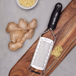Microplane 45000 Râpe plane Noir, Acier inoxydable
