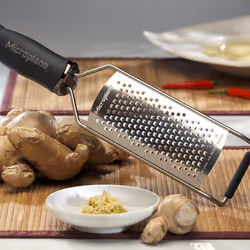 Microplane 45000 Râpe plane Noir, Acier inoxydable
