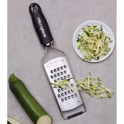Microplane 45008 Râpe plane Noir, Acier inoxydable