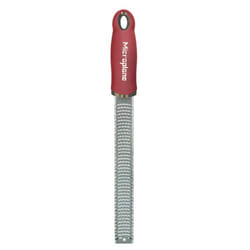Microplane Zester Zesteur-râpe Rouge, Acier inoxydable