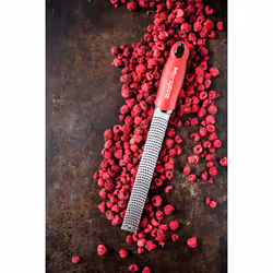 Microplane Zester Zesteur-râpe Rouge, Acier inoxydable