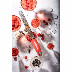 Microplane Zester Zesteur-râpe Rouge, Acier inoxydable - Vue supplémentaire 4