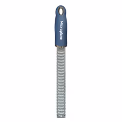 Microplane Zester, Zesteur-râpe, Bleu, Acier inoxydable, Acier inoxydable, Acier inoxydable, Trou d'accroche, États-Unis