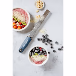 Microplane Zester Zesteur-râpe Bleu, Acier inoxydable