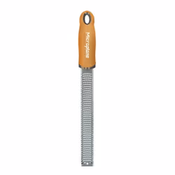 Microplane Zester, Zesteur-râpe, Acier inoxydable, Jaune, Acier inoxydable, Acier inoxydable, Trou d'accroche, États-Unis