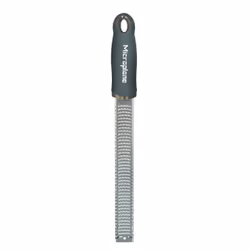 Microplane Zester, Zesteur-râpe, Anthracite, Gris, Acier inoxydable, Acier inoxydable, Acier inoxydable, Trou d'accroche, Éta ...