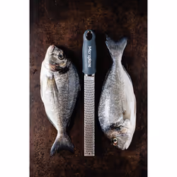 Microplane Zester Zesteur-râpe Anthracite, Gris, Acier inoxydable