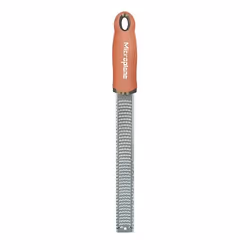Microplane ZESTER, Râpe plane, Corail, Acier inoxydable, Plastique, Acier inoxydable, Plastique, Acier inoxydable, Orifice de ...