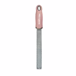 Microplane Zester, Zesteur-râpe, Rose, Acier inoxydable, Acier inoxydable, Acier inoxydable, Trou d'accroche, États-Unis