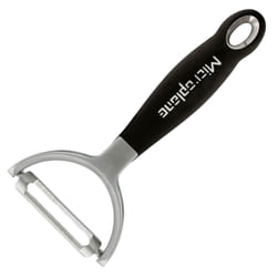 Microplane 48082 Éplucheur Fruits Eplucheur en Y Noir, Acier inoxydable