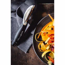 Microplane 48091 Éplucheur Fruits et légumes Éplucheur droit Noir