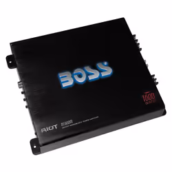Boss Audio Systems R1600M, 1.0 canaux, 1600 W, A/B, 0,01%, 102 dB, 1600 W