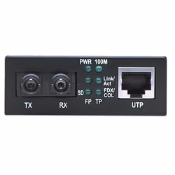 Intellinet 506519 convertisseur de support réseau 100 Mbit/s 1310 nm Multimode Noir