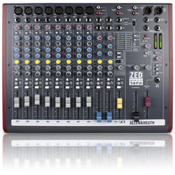 Allen & Heath ZED60-14FX table de mixage audio 8 canaux Noir, Rouge