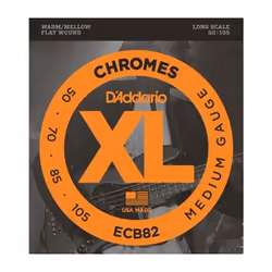D'Addario ECB82, Guitare, Chrome, Basse, 4 pièce(s)