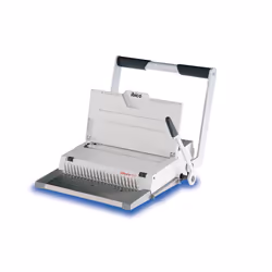 GBC Relieuse multifonction MultiBind 220, Machine de reliure à peigne, Manuel, 450 feuilles, Noir, Gris