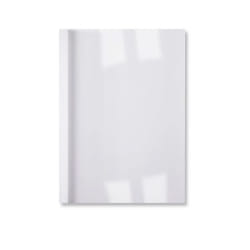 GBC Plats de couverture thermique LinenWeave 1,5 mm blanc (100)