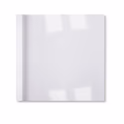 GBC Plats de couverture thermique LinenWeave 1,5 mm blanc (100)