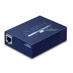 PLANET POE-171S, IEEE 802.3, IEEE 802.3ab, IEEE 802.3af, IEEE 802.3at, IEEE 802.3u, 10/100/1000Base-T, Bleu, Énergie, 52 - 56 ...