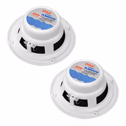 Pyle PLMR605W haut-parleur imperméables Rond 2-voies 400 W 2 pièce(s)